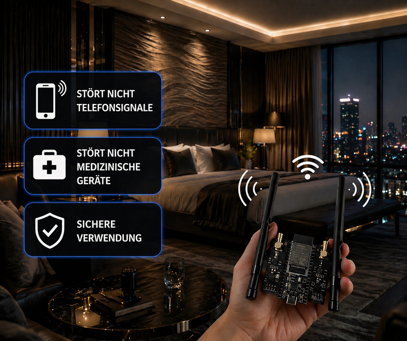 PhantomSignal Pro – Gerät zur drahtlosen Umgebungskontrolle